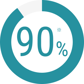 90%