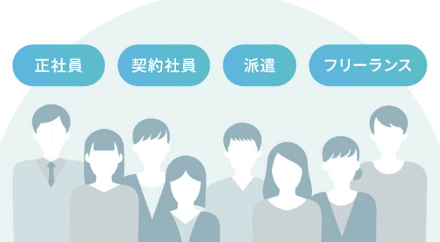 様々な契約形態に対応。だから登録数が多い。